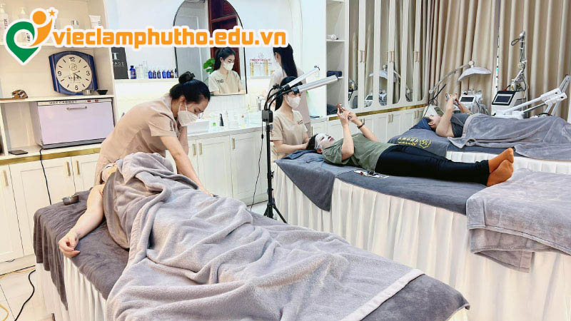 Nhu cầu tuyển việc làm spa Phú Thọ