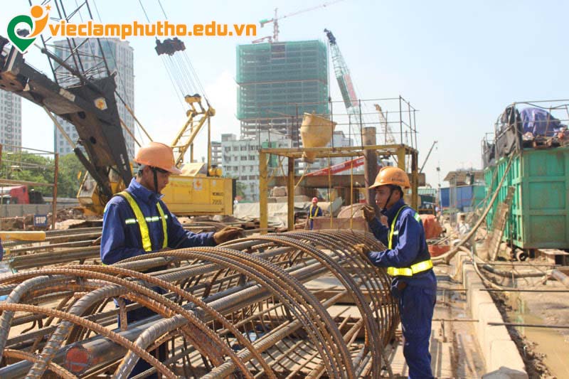 Tìm việc làm xây dựng Phú Thọ