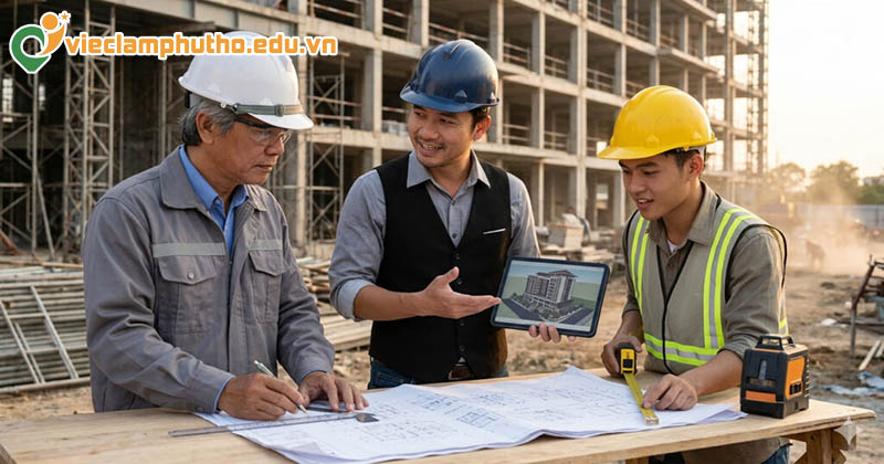 Tìm kiếm kênh tuyển dụng việc làm kiến trúc Phú Thọ ở đâu?